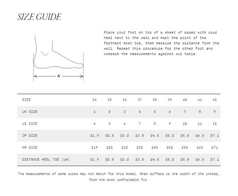 golden goose size chart men.